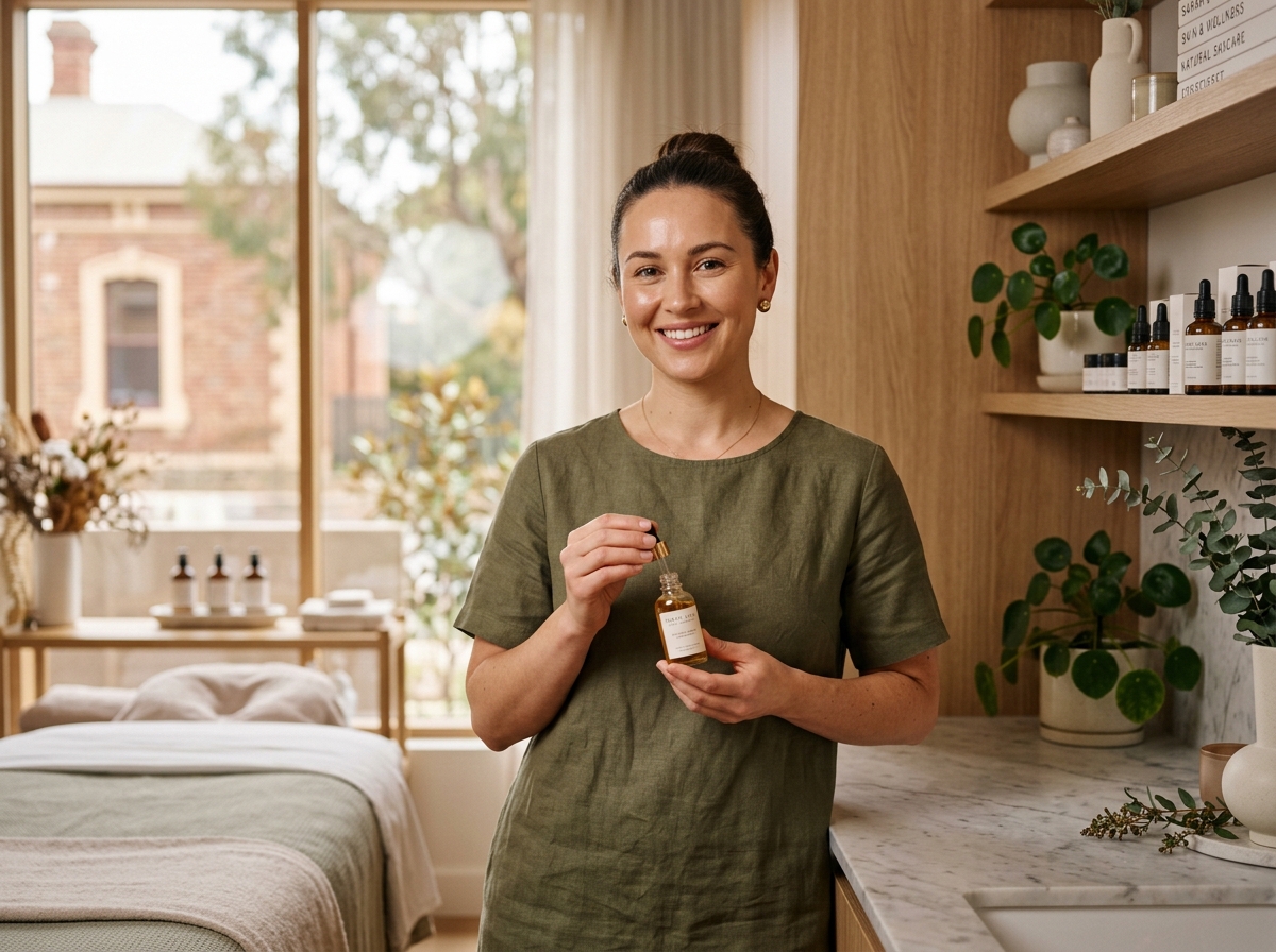 Sarah - Lead Skin Therapist & Founder of Shifa Studio Adelaide
